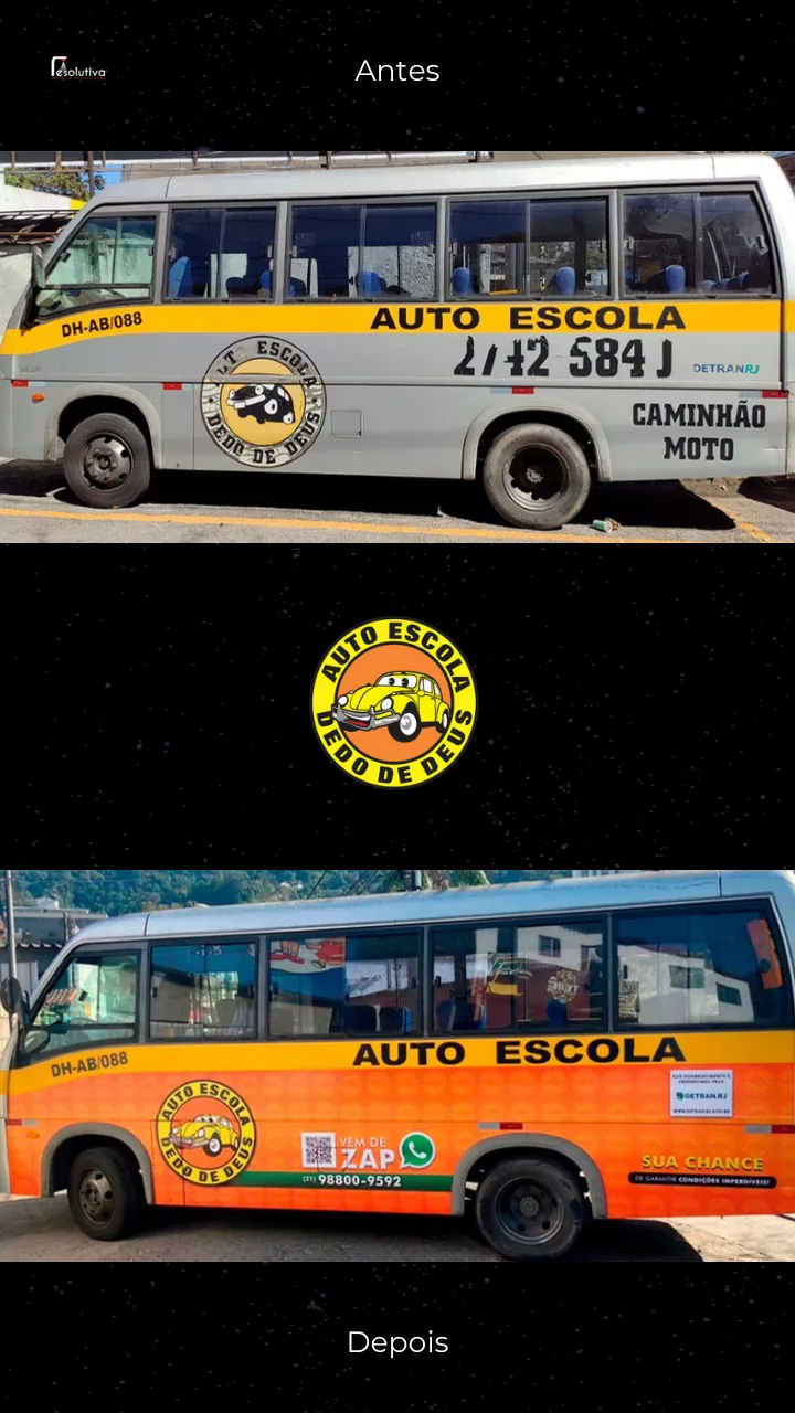 Antes e depois: comunicação visual de fachadas e espaços de clientes